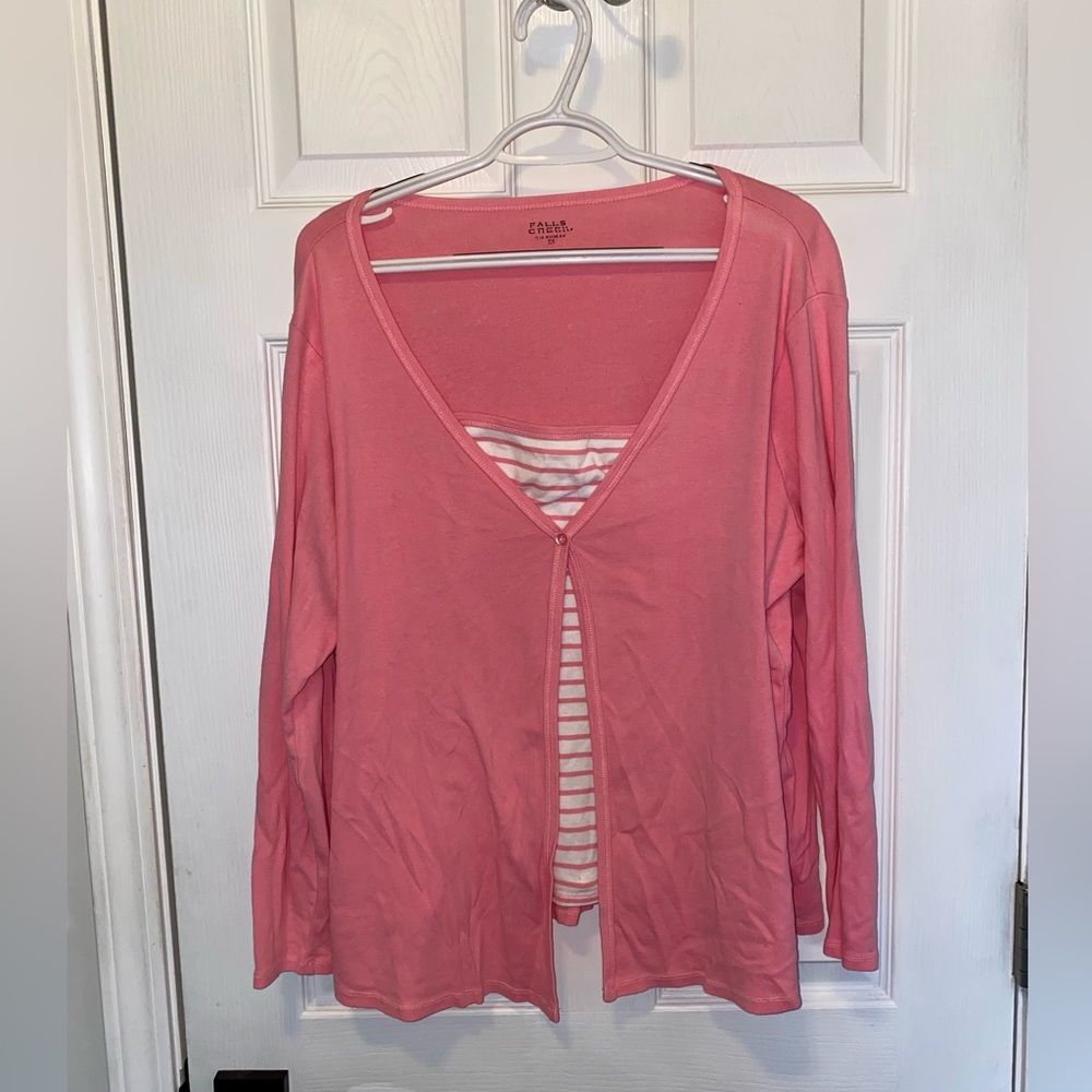 Women’s Falls Creek XXL Dress Top Pink Tank Top Underneath